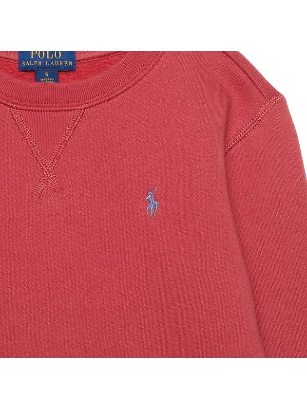 Kids Logo 322799359 025 RED Brushed Long Sleeve Sweatshirt - POLO RALPH LAUREN - BALAAN 5