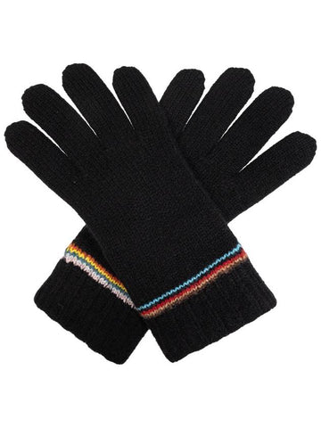 Paul Smith Wool Gloves, Men's, Black - PAUL SMITH - BALAAN 1