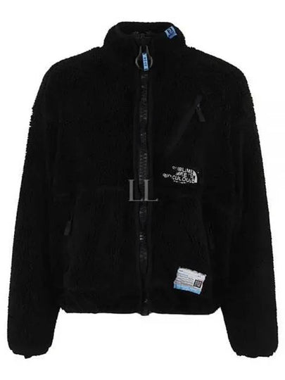 Logo Patch High Neck Zip-up Jacket Black - MAISON MIHARA YASUHIRO - BALAAN 2