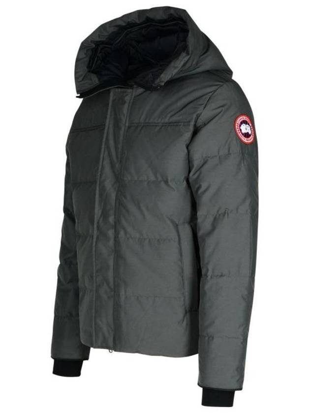 Macmillan Iconic Label Padded Parka Graphite - CANADA GOOSE - BALAAN 3