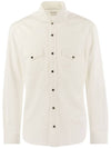 Cotton Long Sleeve Shirt White - BRUNELLO CUCINELLI - BALAAN 2