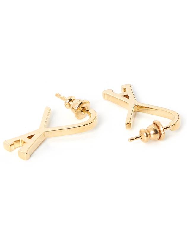 De Coeur Small Hoop Earrings Gold - AMI - BALAAN 4