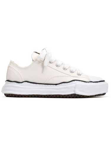 Peterson OG Sole Canvas Low Sneakers White - MAISON MIHARA YASUHIRO - BALAAN 1