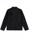 23FW Venus Chore Logo Embroidered Jacket Black 115600 BLACK - STUSSY - BALAAN 3