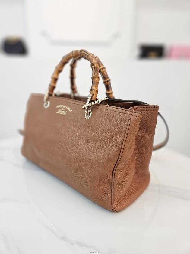 Bamboo brown tote and shoulder bag 323660 - GUCCI - BALAAN 3