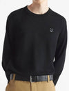 Fox Head Patch Comfort Sweatshirt Black - MAISON KITSUNE - BALAAN 3