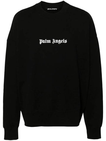 Palm Angels Logo-Print Sweatshirt - PALM ANGELS - BALAAN 1