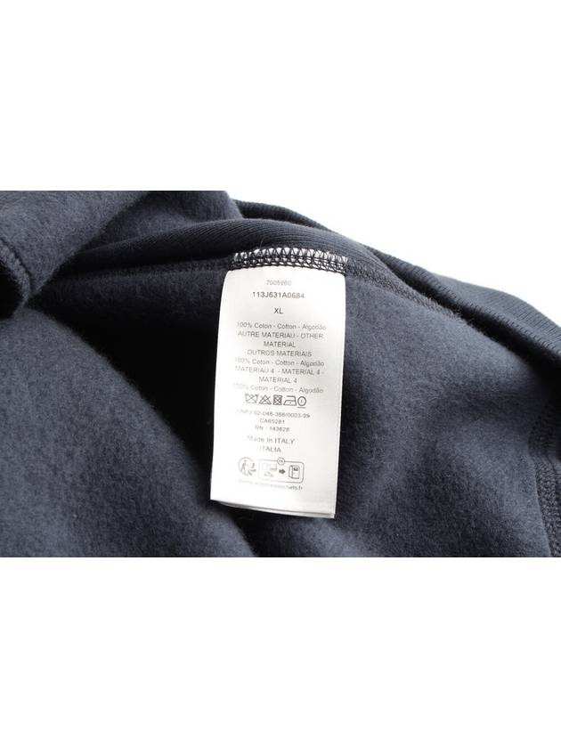 Oblique terry hoodie navy XL - DIOR - BALAAN 7