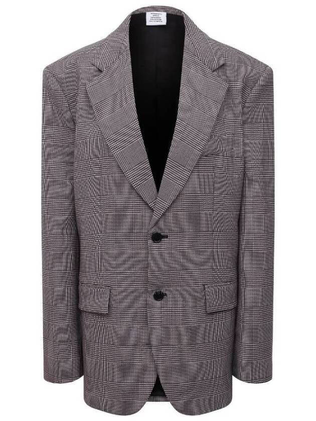 Vetements Check 3.0 Tailored Blazer Jacket, Size Medium - VETEMENTS - BALAAN 1