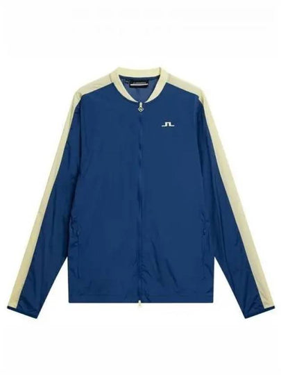 Tom Logo Zip-Up Jacket Estate Blue - J.LINDEBERG - BALAAN 2