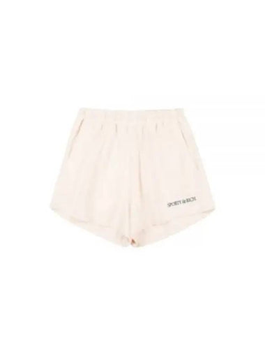 24 H W Club Disco Short CreamNavy SH020S412HC Shorts - SPORTY & RICH - BALAAN 1