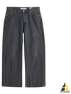 Treble Cut Stripe Straight Pants Grey - OUR LEGACY - BALAAN 2