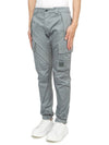 Stretch Sateen Ergonomic Cargo Straight Pants Grey - CP COMPANY - BALAAN 3