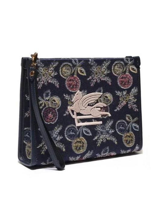 Middle Jacquard Pouch with Apples 1H784 7578 0201 Apple Jacquard Pouch Medium Size - ETRO - BALAAN 1