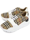 Vintage Check Suede Leather Sneakers Archive Beige - BURBERRY - BALAAN 2