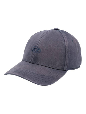 C Run Wash Logo Ball Cap Navy - DIESEL - BALAAN 1