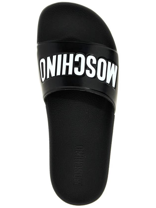 Moschino 'Moschino' Slides - MOSCHINO - BALAAN 4