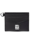 4G Logo Card Wallet Black - GIVENCHY - BALAAN.