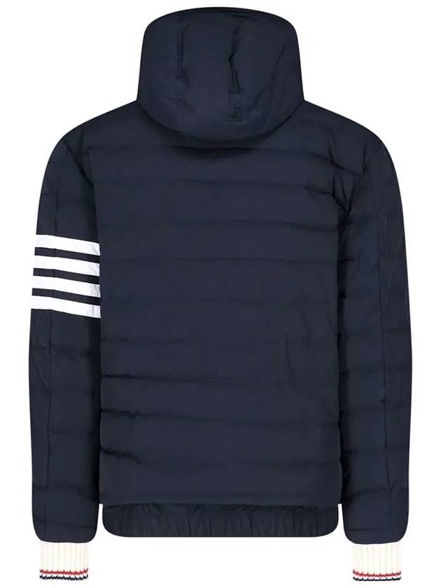 Poly Twill Down Filled 4-Bar Ski Padding Navy - THOM BROWNE - BALAAN 3