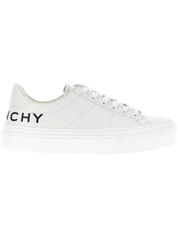 City Sports Leather Low Top Sneakers White - GIVENCHY - BALAAN 1