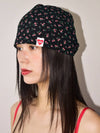 BABY Floral SUMMER Hat BLACK Beanie - USITE - BALAAN 1