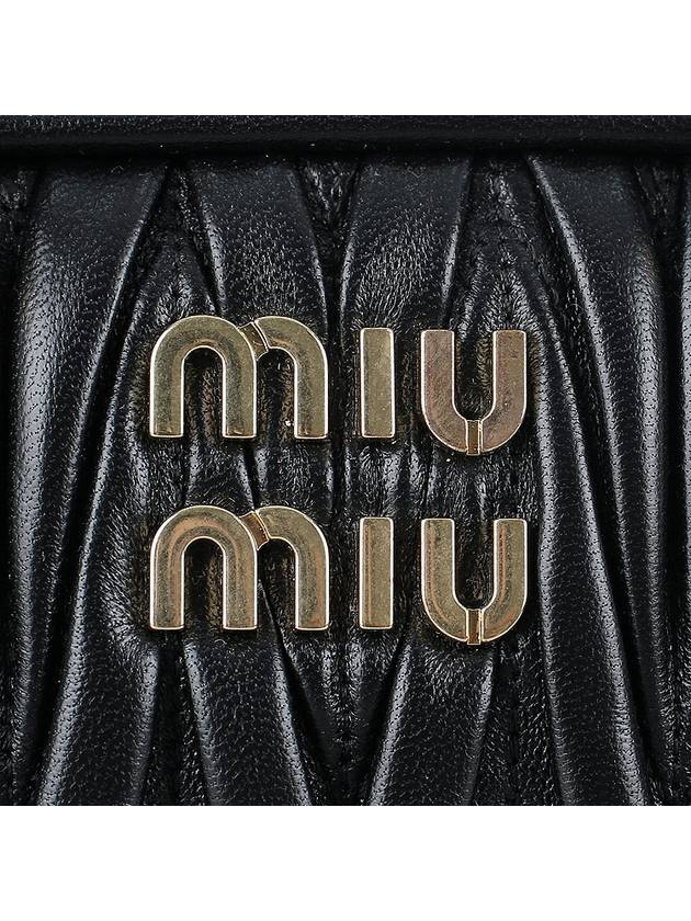 Arcadie Matelasse Nappa Leather Tote Bag Black - MIU MIU - BALAAN 8