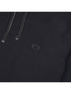 Logo Patch Cotton Blend Hoodie Black - EMPORIO ARMANI - BALAAN 7