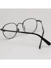 Eyewear Round Metal Eyeglasses Black - MONCLER - BALAAN 5