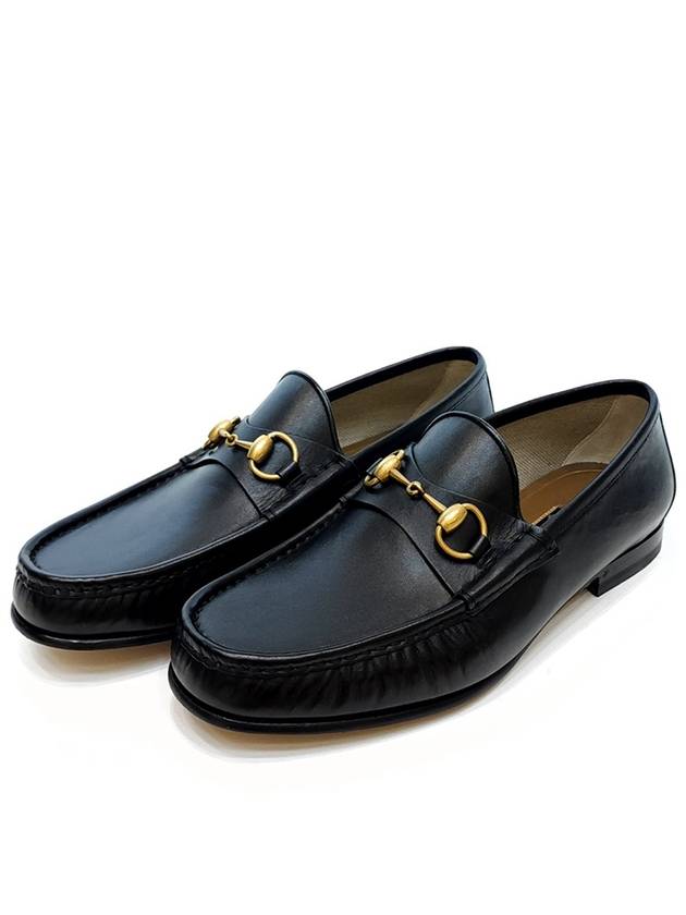 1953 Horsebit Leather Loafers Black - GUCCI - BALAAN 3