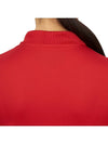Women's Golf Picket Logo Short Sleeve PK Shirt Red - HYDROGEN - BALAAN 8