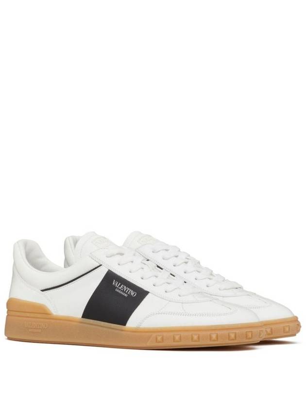 Up Village Low Top Sneakers White Black - VALENTINO - BALAAN 5