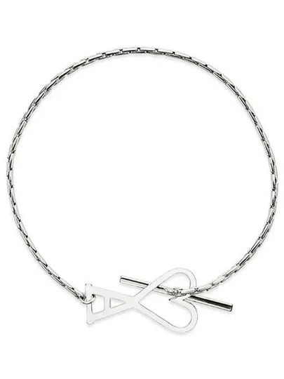 Heart Logo Bracelet Silver - AMI - BALAAN 2