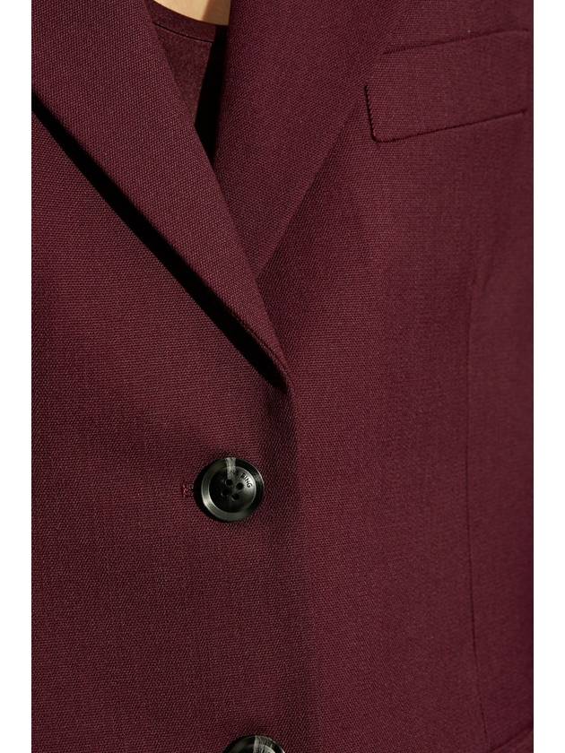 Anine Bing Blazer Sara, Women's, Burgundy - ANINE BING - BALAAN 5