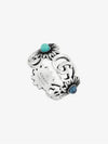 Double G Mother Of Pearl Ring Silver - GUCCI - BALAAN 5