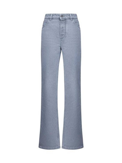 Flare Denim Jeans Light Grey Wash - BOTTEGA VENETA - BALAAN 2