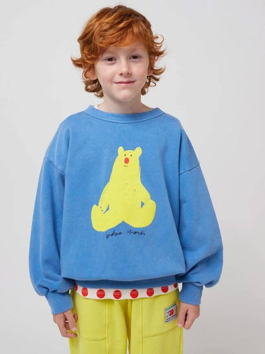 Children s Sweatshirt Hug Me Bear B125AC036 - BOBO CHOSES - BALAAN 1