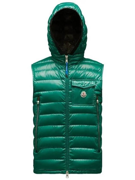 RAGOT padded vest green 1A000 59 M1592 84H - MONCLER - BALAAN 1