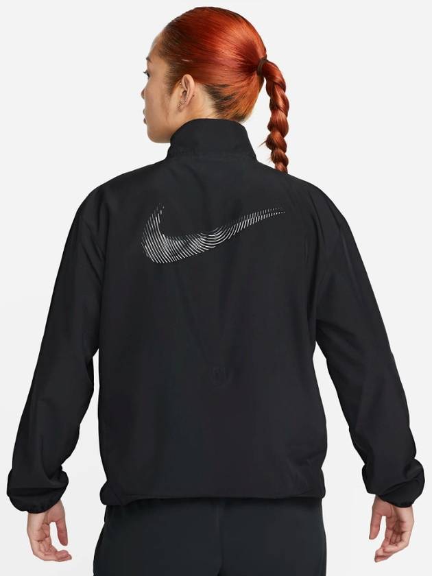 Genuine W Dry Fit Swoosh HBR Jacket FB4695 010 - NIKE - BALAAN 3