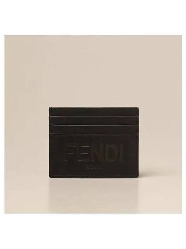 Logo business card wallet black 271171 - FENDI - BALAAN 1