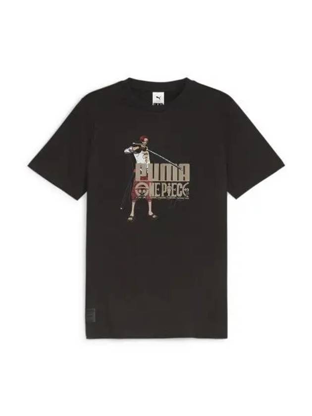 ONE PIECE Graphic Short Sleeve T Shirt Black 624665 01 - PUMA - BALAAN 1