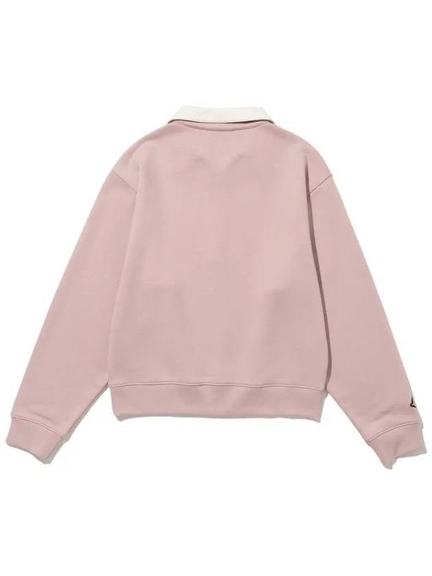 20ne Doug Collar Color Scheme Half Zip-up Sweatshirt PINK - 20THHOLE - BALAAN 2