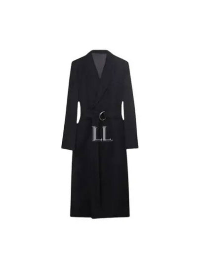 Belt Wool Gabardine Single Coat Black - AMI - BALAAN 2