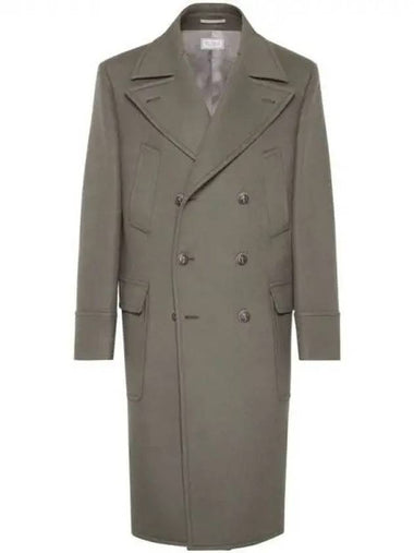 Double breasted wool coat - BRUNELLO CUCINELLI - BALAAN 1