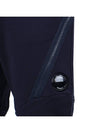 Diagonal Raised Fleece Zipped Track Pants Navy - CP COMPANY - BALAAN 6