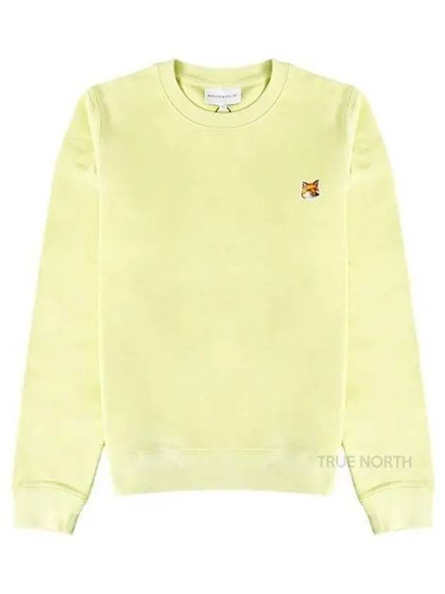 Fox Head Patch Regular Sweatshirt Yellow - MAISON KITSUNE - BALAAN 2