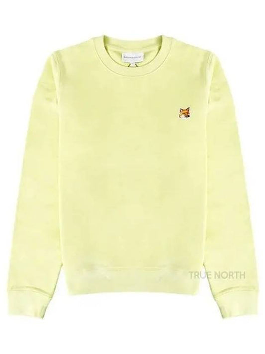 Fox Head Patch Regular Sweatshirt Yellow - MAISON KITSUNE - BALAAN 2