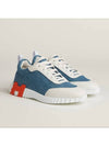 Bouncing Denim Low Top Sneakers Light Blue White - HERMES - BALAAN 4