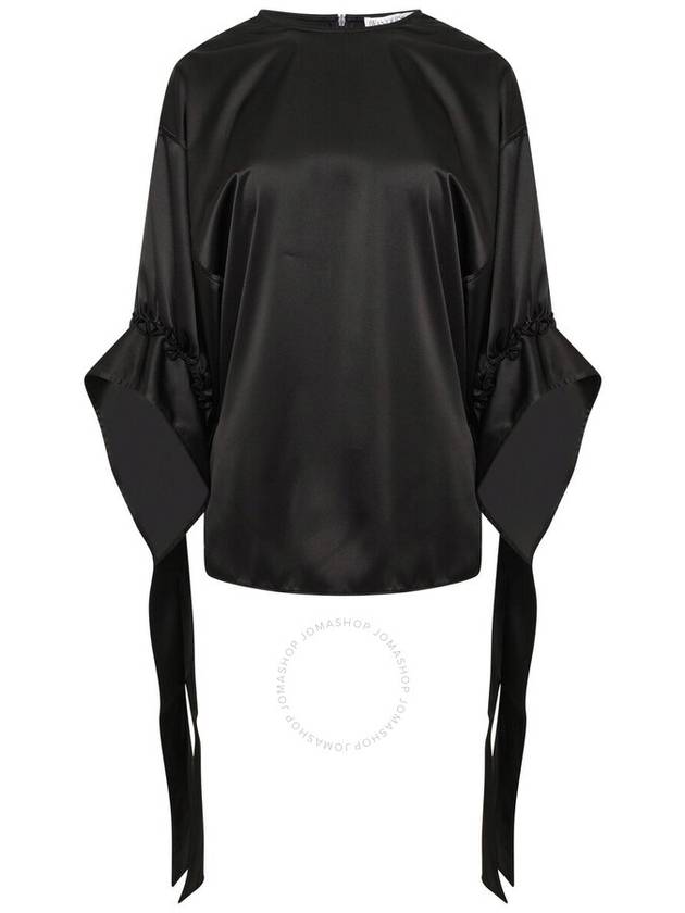 JW Anderson Ladies Black Tab Sleeve Top, Brand Size 8 UK (US Size 4) - JW ANDERSON - BALAAN 1