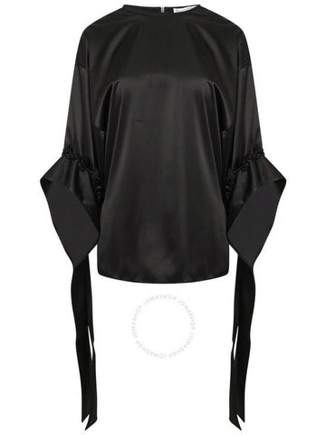 JW Anderson Ladies Black Tab Sleeve Top, Brand Size 8 UK (US Size 4) - JW ANDERSON - BALAAN 1