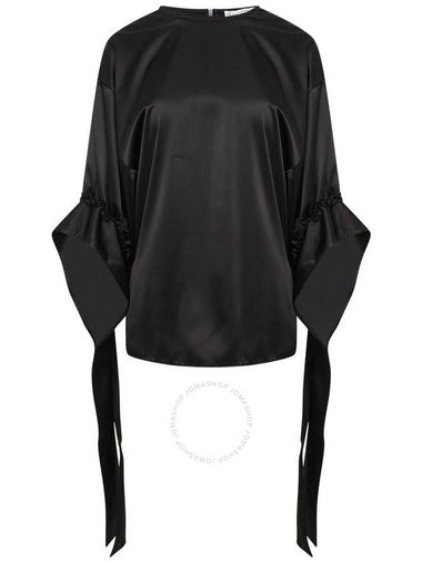 JW Anderson Ladies Black Tab Sleeve Top, Brand Size 8 UK (US Size 4) - JW ANDERSON - BALAAN 1